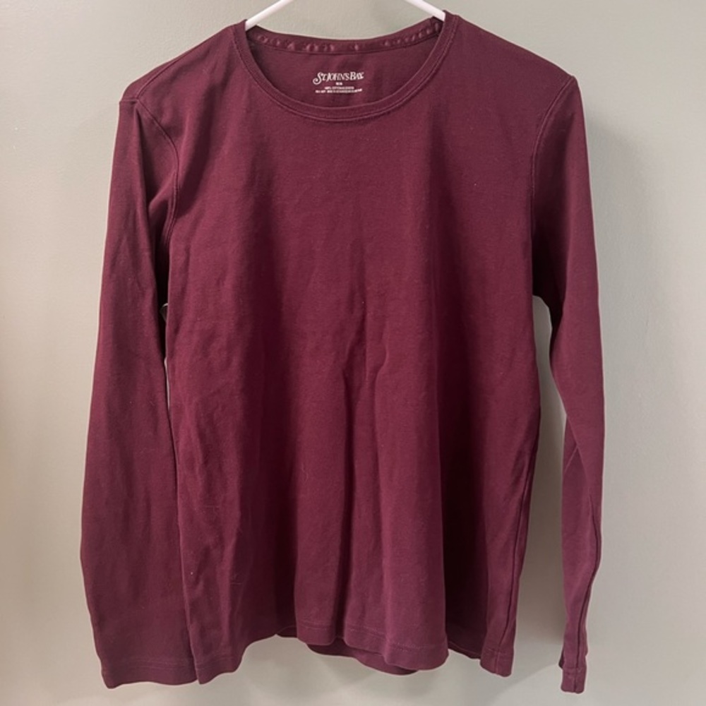 Long Sleeve Plain‎ T-Shirt